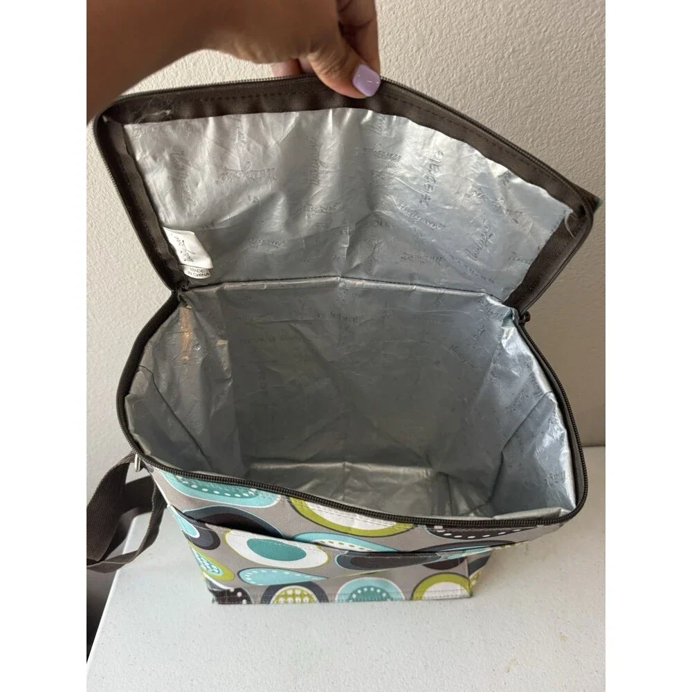 Thirty-One Picnic Thermal Insulated Cooler Bag Circles
